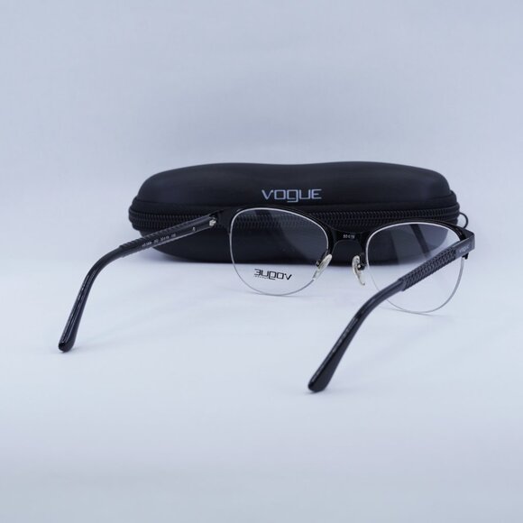🕶️ New Vogue VO3998 352 Eyeglasses - Black/Silver Frame 50mm - Picture 11 of 11
